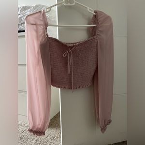 Aritzia Saga Blouse in Camille